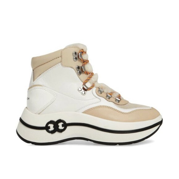 Tory Burch Gemini Link Platform Hiking Boots NWT 8 - Picture 3 of 5